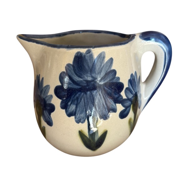 Other - Louisville Stoneware Bachelor Button Cornflower Creamer Pitcher